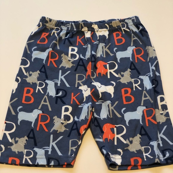 Gymboree Boys 2 Piece Short Pajama Set Dog Bark Print Size 8 - Picture 6 of 8